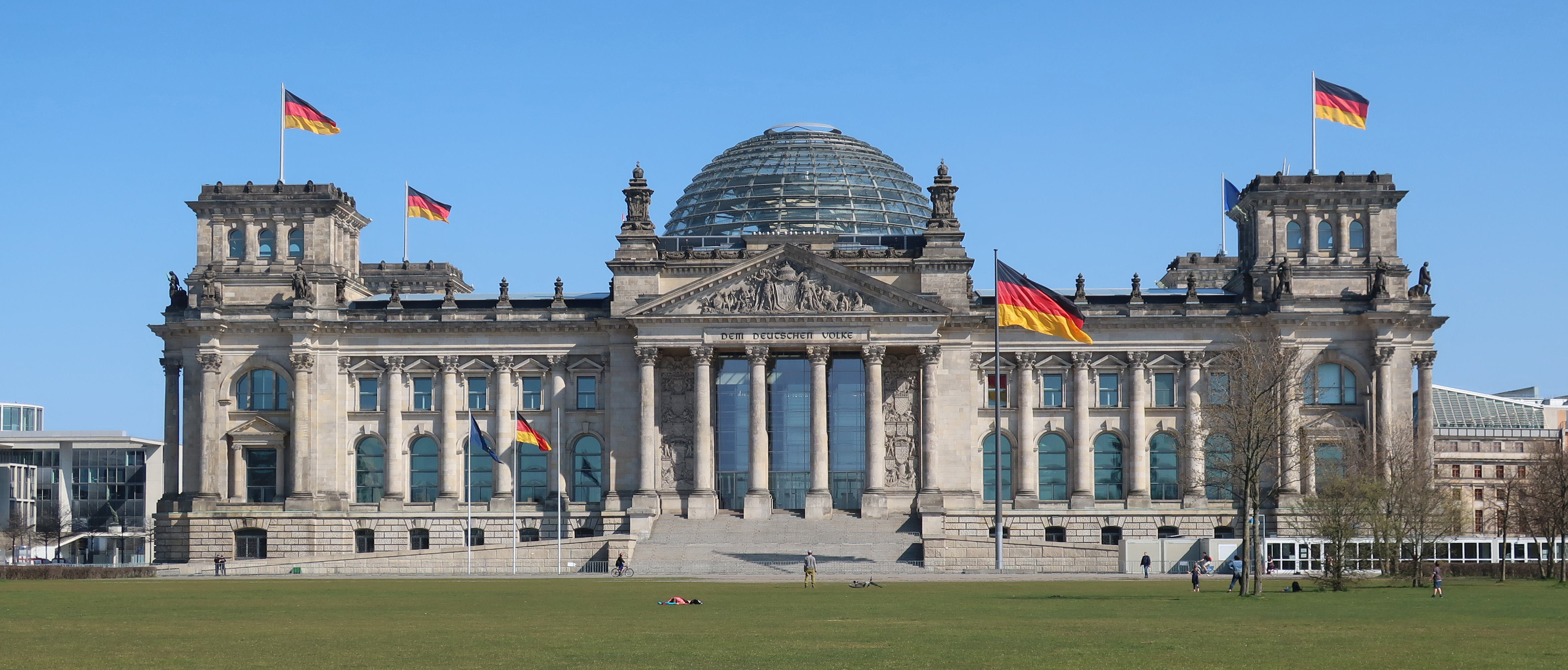 The Reichstag building in Berlin, seat of the Bundestag