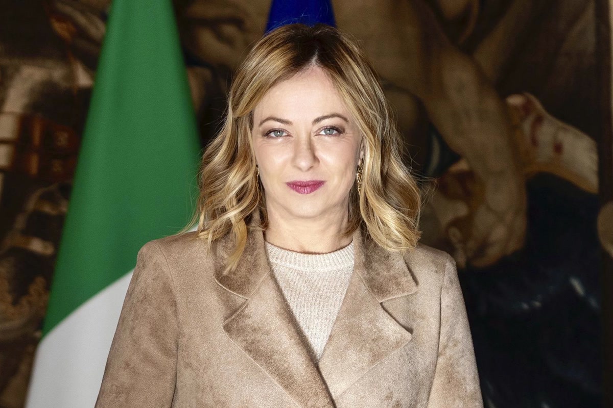 Official portrait of Italian Prime Minister Giorgia Meloni, 2024