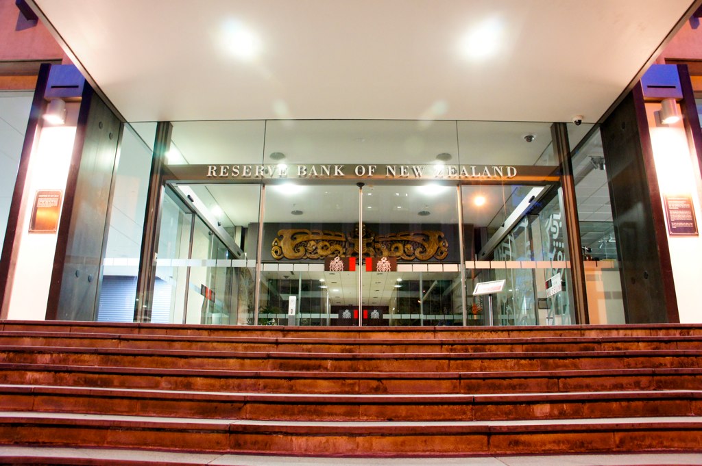 The Reserve Bank of New Zealand building in Wellington