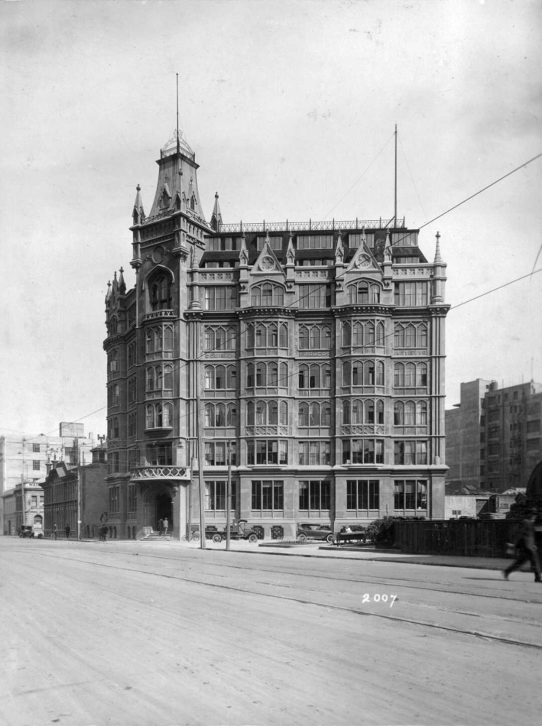 The Dominion Farmers' Institute building in Wellington, the Reserve Bank of New Zealand's first headquarters