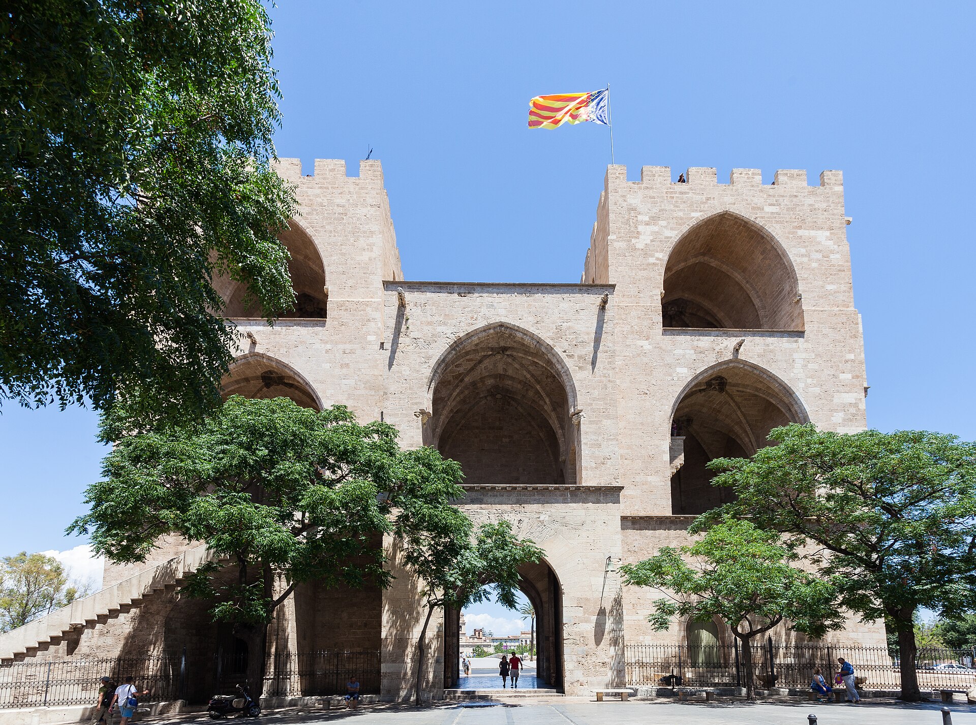 The Serranos Gate in Valencia