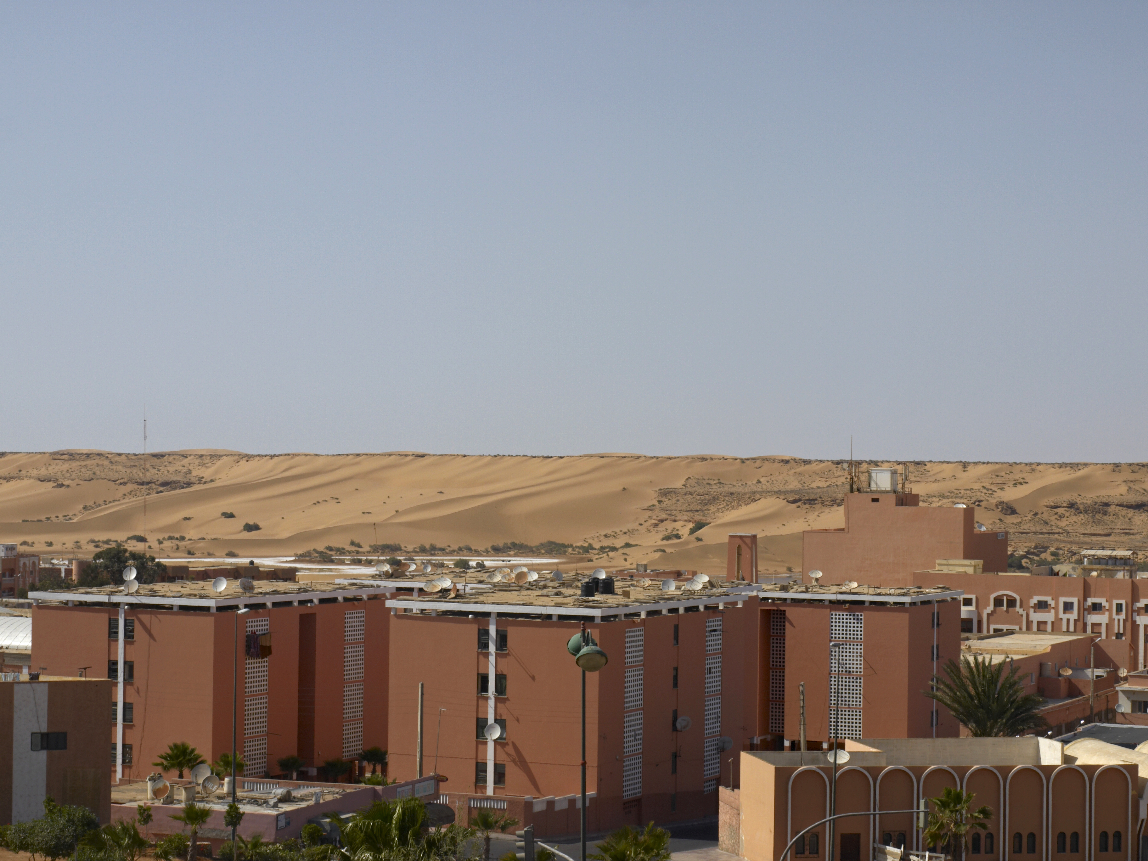 Sand dunes near El Ayun, Western Sahara